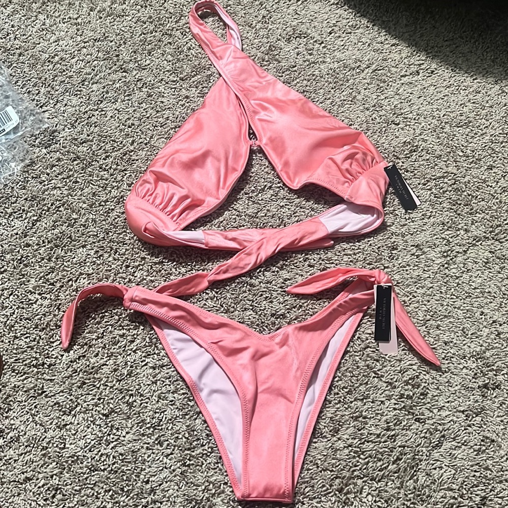 Victoria’s Secret Coral Halter Neck Bikini